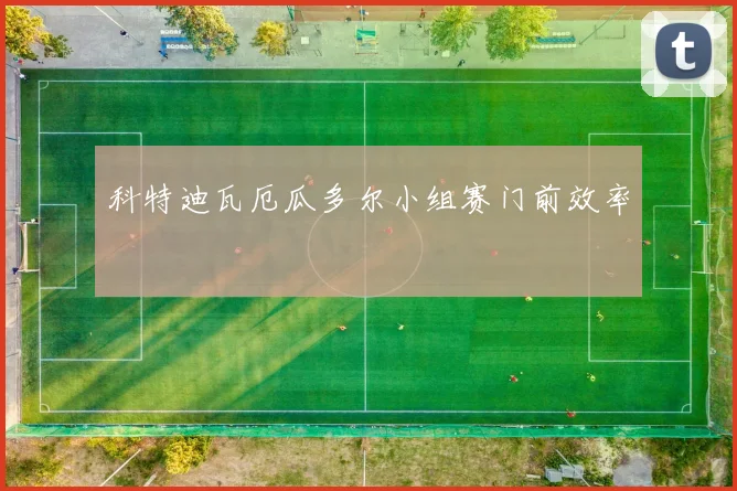 科特迪瓦厄瓜多尔小组赛门前效率