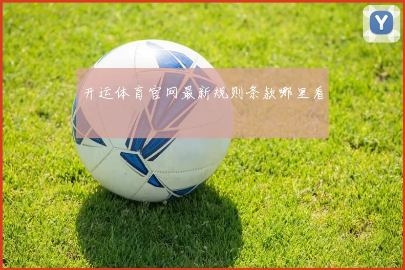 开运体育官网最新规则条款哪里看